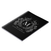 Notebook mit Schwarz-weißem Wappen Notizblock (Linke Seite)