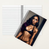 Notebook mit schwarzem Gift Notizblock (Innen)