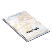 Notebook mit Schwarzweiß-Foto Notizblock (Rechte Seite)