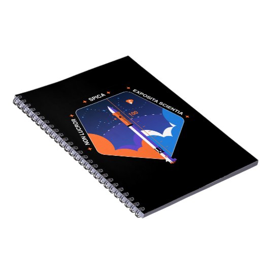 Notebook mit Spica Mission Patch Notizblock (Rechte Seite)