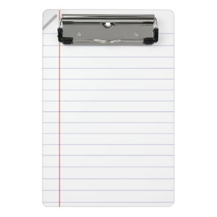 Notebook mit Staple Mini-Zwischenablage Mini Klemmbrett