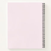 Notebook mit „Trust the Process“-Ästhetik –  Notizblock (Rückseite)