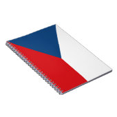 Notebook mit tschechischer Flagge Notizblock (Rechte Seite)