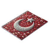 Notebook mit Türkischen Farben Abstraktes Design Notizblock (Linke Seite)