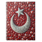 Notebook mit Türkischen Farben Abstraktes Design Notizblock (Vorderseite)