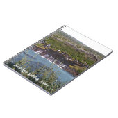 Notebook mit Wasserfall von Huaranfossar Notizblock (Linke Seite)