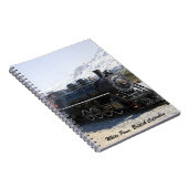 Notebook mit weißem Pass Notizblock (Rechte Seite)