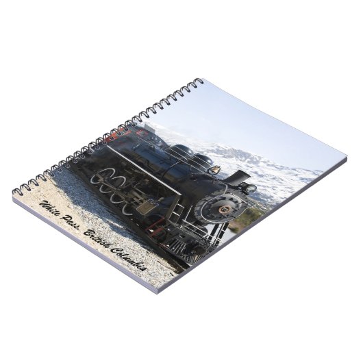 Notebook mit weißem Pass Notizblock (Linke Seite)