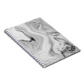 Notebook mit weißem und schwarzem Marmor Notizblock (Rechte Seite)
