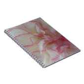 Notebook mit weißer und rosafarbener Carnation Notizblock (Rechte Seite)