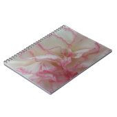 Notebook mit weißer und rosafarbener Carnation Notizblock (Linke Seite)