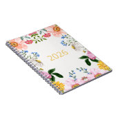 Notebook mit Whimsical-Wildblumen 2026 Notizblock (Rechte Seite)