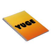 NOTEBOOK MIT YUGE-DESIGN-DECKER NOTIZBLOCK (Rechte Seite)