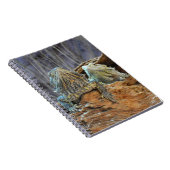 Notebook mit zwei seltsamen Eidechsen Notizblock (Rechte Seite)