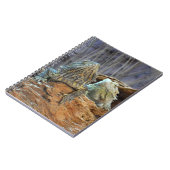 Notebook mit zwei seltsamen Eidechsen Notizblock (Linke Seite)