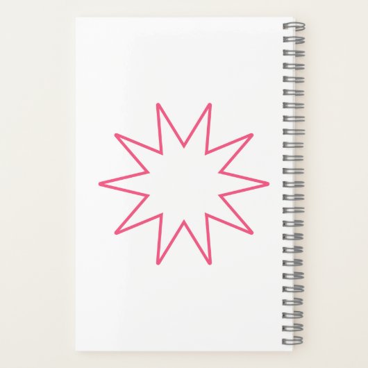 Notebook-Musterlehrer Notizblock (Rückseite)