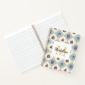 Notebook Name Magic Academy Wizard School Blue Notizblock (Innenseite)