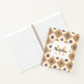 Notebook Name Magic Academy Wizard School Gold Notizblock (Innenseite)