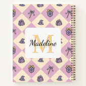 Notebook Name Magic Academy Wizard School Pink Notizblock (Rückseite)