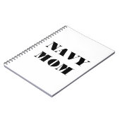 Notebook-Navy-Mama Notizblock (Linke Seite)