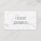 Notebook-Notar-Service Minimalistisch Pen Nib-Marm Visitenkarte (Rückseite)