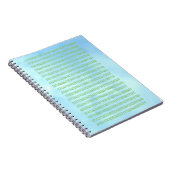 Notebook Notizblock (Rechte Seite)