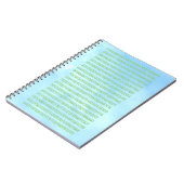 Notebook Notizblock (Linke Seite)