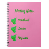 Notebook Notizblock (Vorderseite)