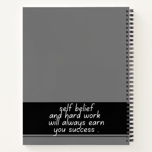 Notebook Notizblock (Rückseite)