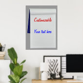 Notebook-Notizen individuell anpassbar Poster (Heimbüro)