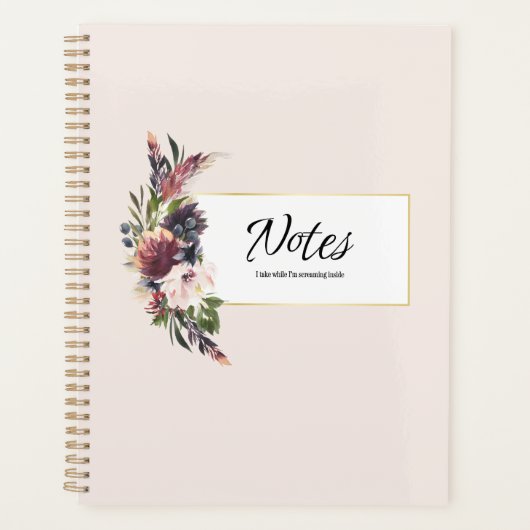 Notebook of Internally Screaming Planer (Vorderseite)