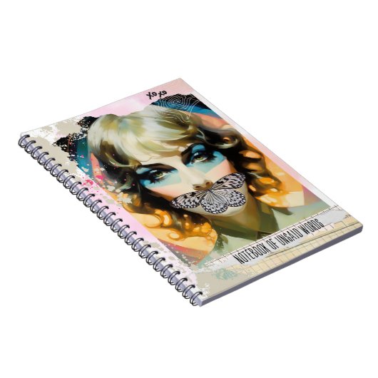 Notebook of Unsaid Words | Notebook Notizblock (Rechte Seite)