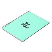 Notebook öffnen Sie Ihren Geist Notizblock (Linke Seite)