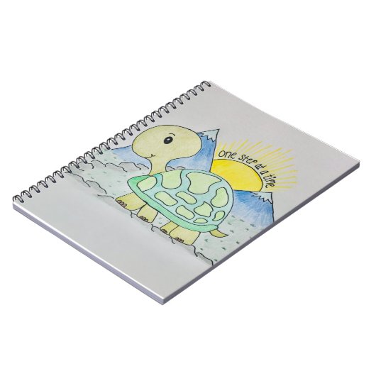 Notebook "One Step at a Time" Notizblock (Linke Seite)