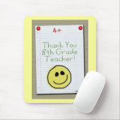 Notebook-Papier Danke für den Mittelschullehrer Mousepad (Mit Mouse)