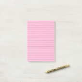 Notebook-Papier für die rosa Linse Post-it Klebezettel (Auf Schreibtisch)
