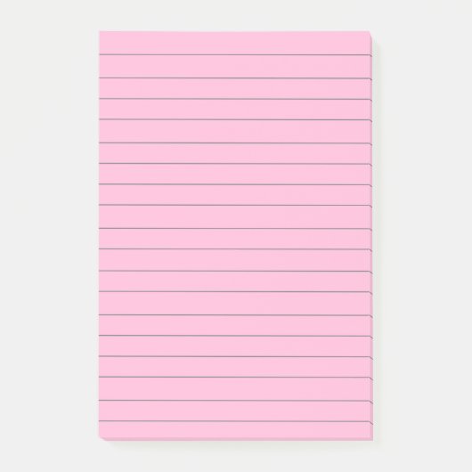 Notebook-Papier für die rosa Linse Post-it Klebezettel (Vorderseite)