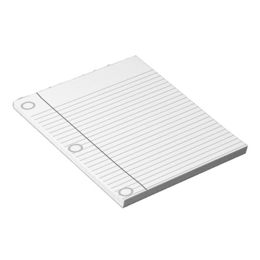 Notebook-Papier Notizblock (angewinkelt)