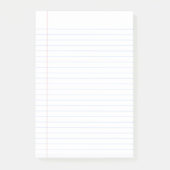 Notebook-Papierdesign in Post-It-Notes Post-it Klebezettel (Vorderseite)