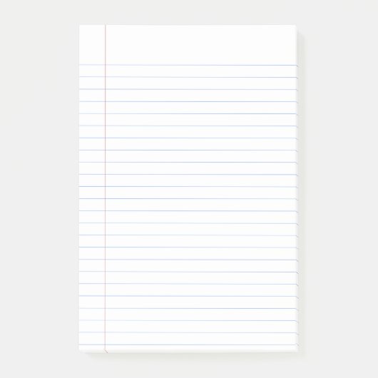 Notebook-Papierdesign in Post-It-Notes Post-it Klebezettel (Vorderseite)