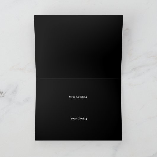 Notebook-PC-Grußkarte Karte (Innenseite)