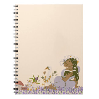 Notebook-PCs, Girl Reading a Book Notizblock