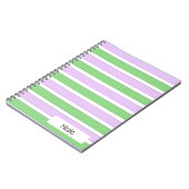 Notebook-PCs mit den Fotos Weiß, Lilac und Grüne S Notizblock (Linke Seite)