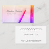 Notebook-PCs mit Kopierer-Visitenkarte Visitenkarte (Vorne/Hinten)