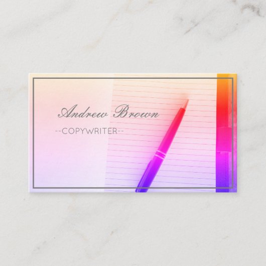 Notebook-PCs mit Kopierer-Visitenkarte Visitenkarte (Vorderseite)