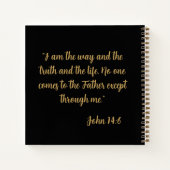 Notebook Personalized Jesus Prayer Journal faith Notizblock (Rückseite)
