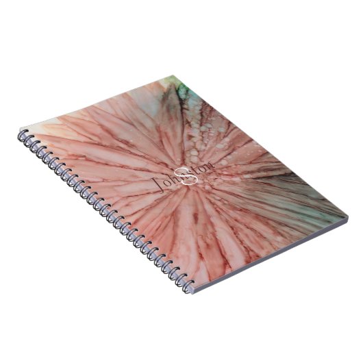 Notebook "Pinkische Blume" personalisieren Notizblock (Rechte Seite)