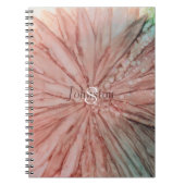 Notebook "Pinkische Blume" personalisieren Notizblock (Vorderseite)