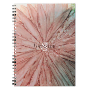 Notebook "Pinkische Blume" personalisieren Notizblock