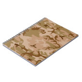 Notebook-Planer der Wüste Sand Camouflage Notizblock (Linke Seite)